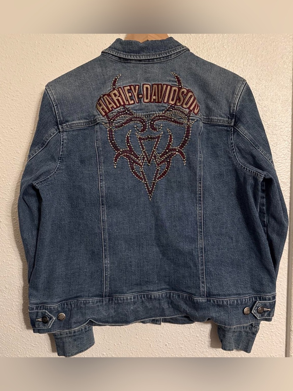 Harley-Davidson Blue Denim Trucker Jacket 1W
